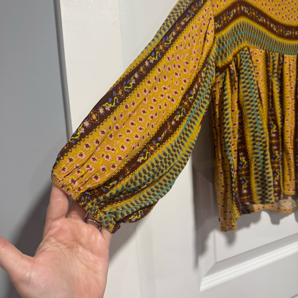 Altar'd State Multicolor Patterned Blouse - image 2